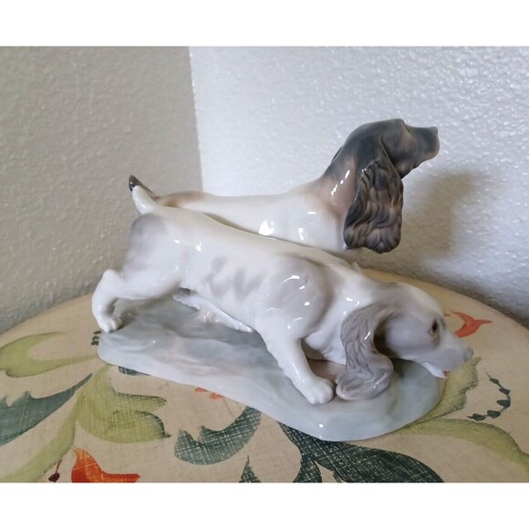 Rare Fulgencio Garcia COUPLE Of COCKER SPANIELS Lladro - Picture 3 of 16